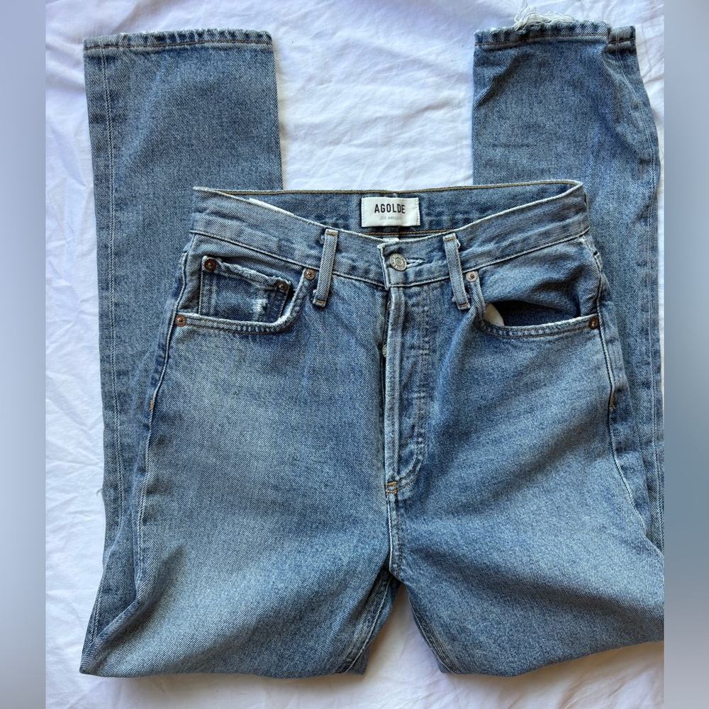 Agolde Women’s High Rise Riley Jeans